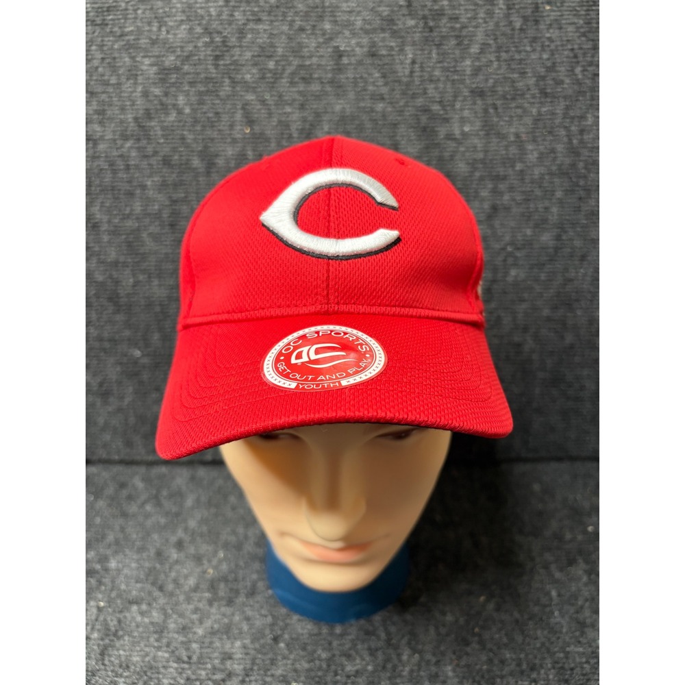 OC Sports Cincinnati Reds MLB Youth Baseball Cap Red Adjustable Hat BCK17376686